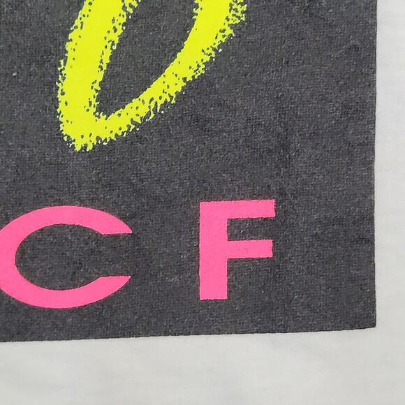 Vintage 1992 WKCF TV-Show 18 Shirt Womens XL 21x22 White USA - Picture 6 of 13